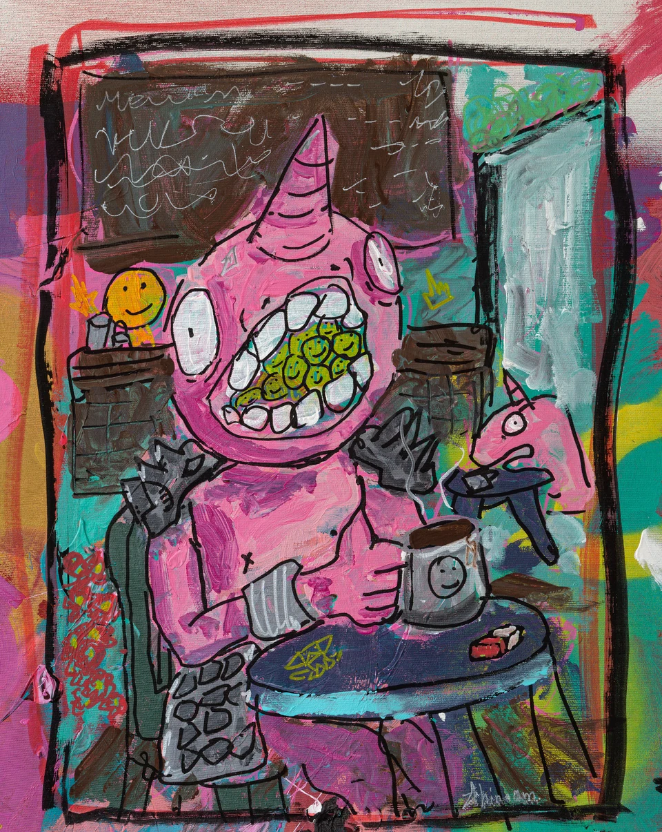 Breakfast of Champions, 37 × 50 cm (W × H) — Full artwork photograph
