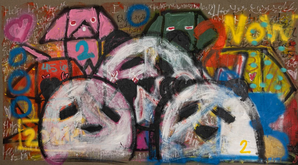 All Eyes on Me, 193 × 105 cm (W × H) — Full artwork photograph