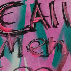 Call Me When You See a Dead Body — detail of the original artwork; printed surface differs