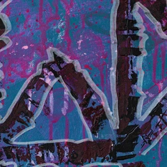 Purple Yoshi — detail of the original artwork; printed surface differs