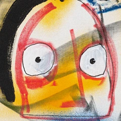 The Doc — detail of the original artwork; printed surface differs