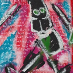 Buy — detail of the original artwork; printed surface differs