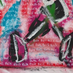 Buy — detail of the original artwork; printed surface differs
