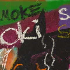 Get More Orange — detail of the original artwork; printed surface differs