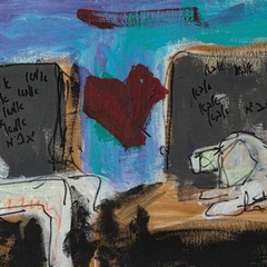 Normal Family — detail of the original artwork; printed surface differs