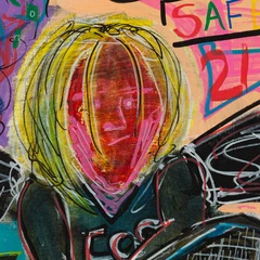 21 — detail of the original artwork; printed surface differs