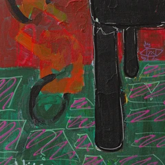 Oll Korrect — detail of the original artwork; printed surface differs