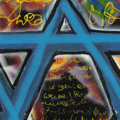 Still Standing — detail of the original artwork; printed surface differs