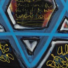 Still Standing — detail of the original artwork; printed surface differs
