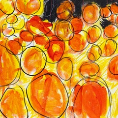 Centre Stage — detail of the original artwork; printed surface differs