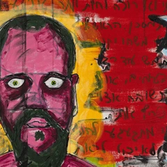 Motherlode — detail of the original artwork; printed surface differs