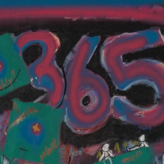 365 — detail of the original artwork; printed surface differs