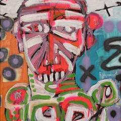 You Love Me — detail of the original artwork; printed surface differs