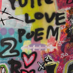 You Love Me — detail of the original artwork; printed surface differs