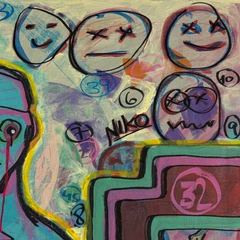 Target Audience — detail of the original artwork; printed surface differs