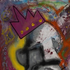 Relax — detail of the original artwork; printed surface differs